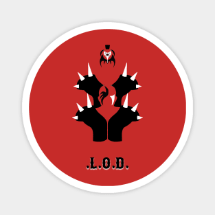 LOD: Hawk and Animal Black Vest Edition Magnet